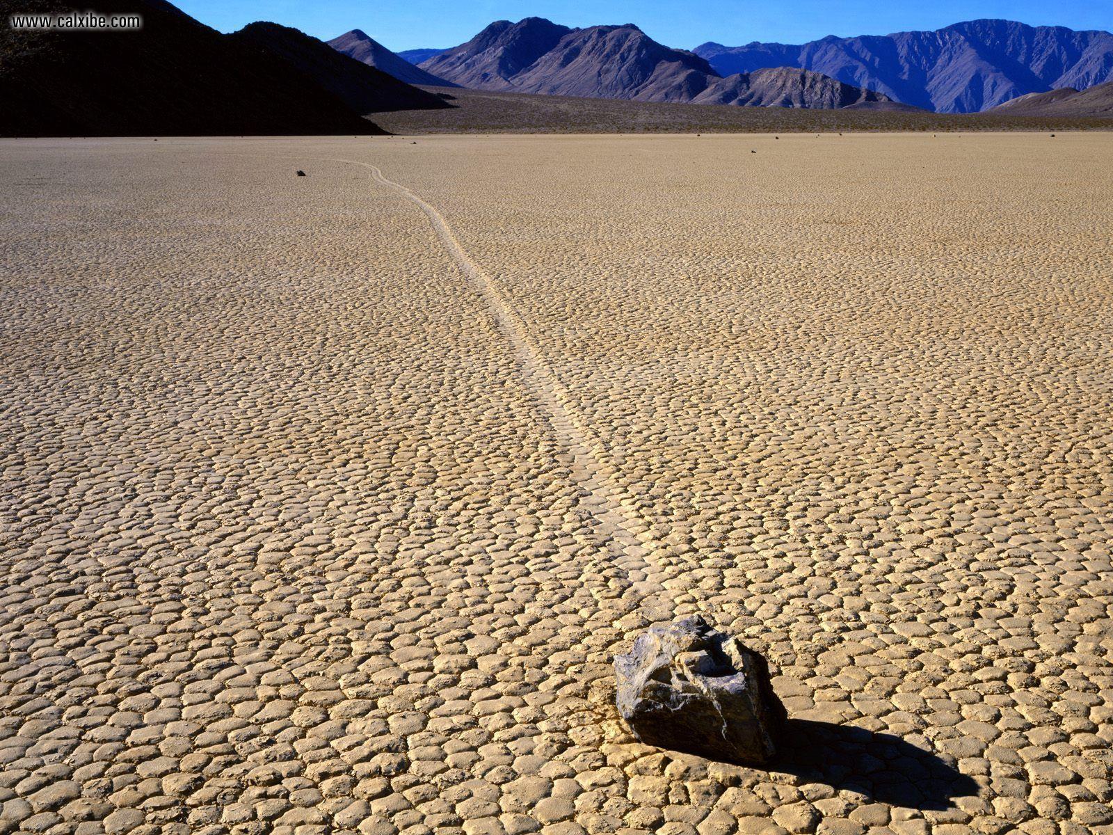 Nature: Mysterious Sliding Rock At The Racetrack Death Valley