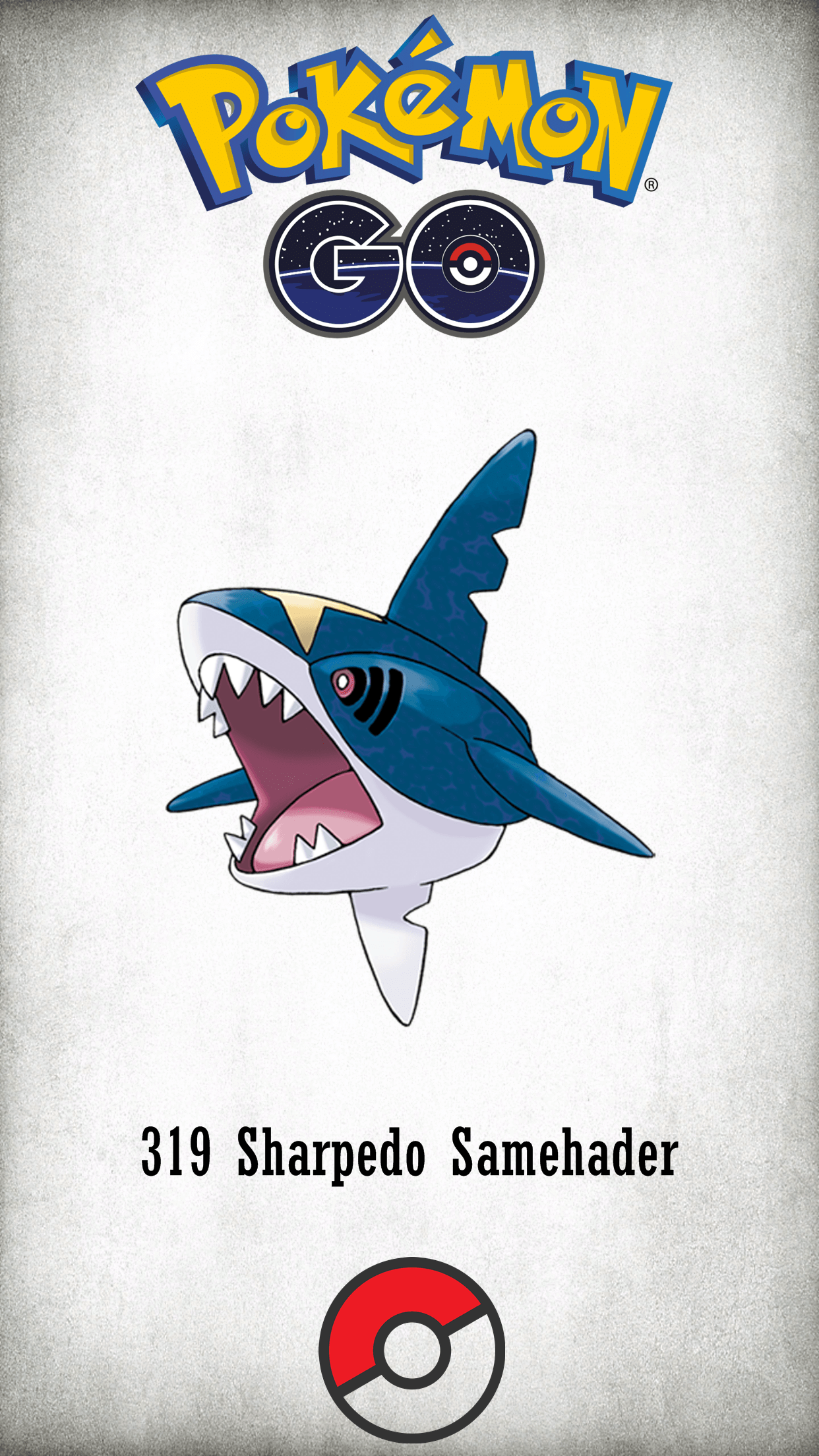 Character Sharpedo Samehader