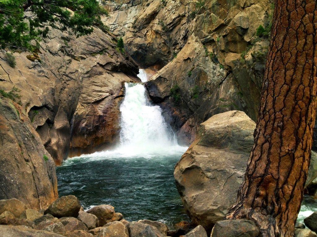 Roaring River Falls, Kings Canyon National Park. Jack Elliott's
