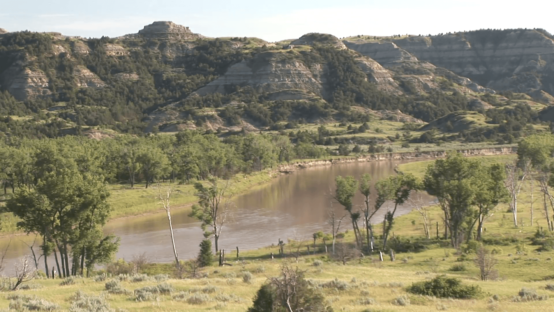 River & Stream Theodore Roosevelt National Park Spring Little