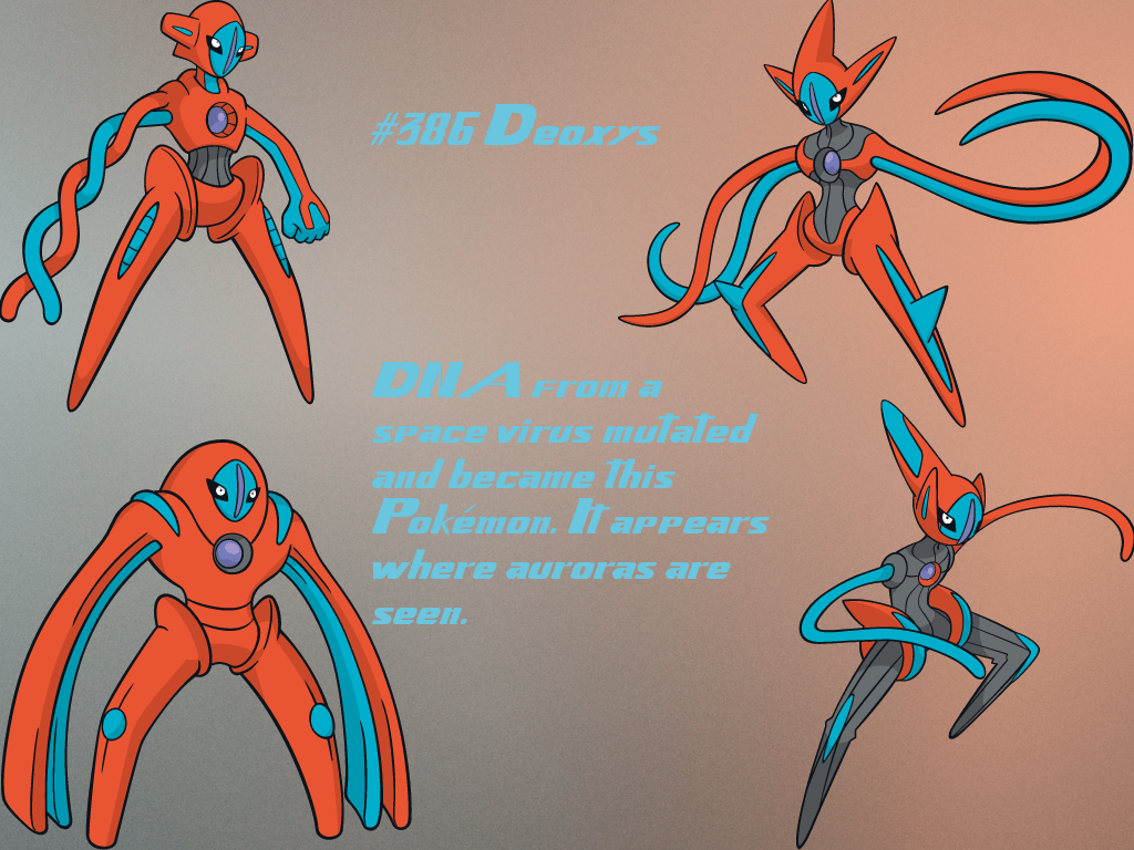 Deoxys GIMP Wallpaper By Queen Articuno