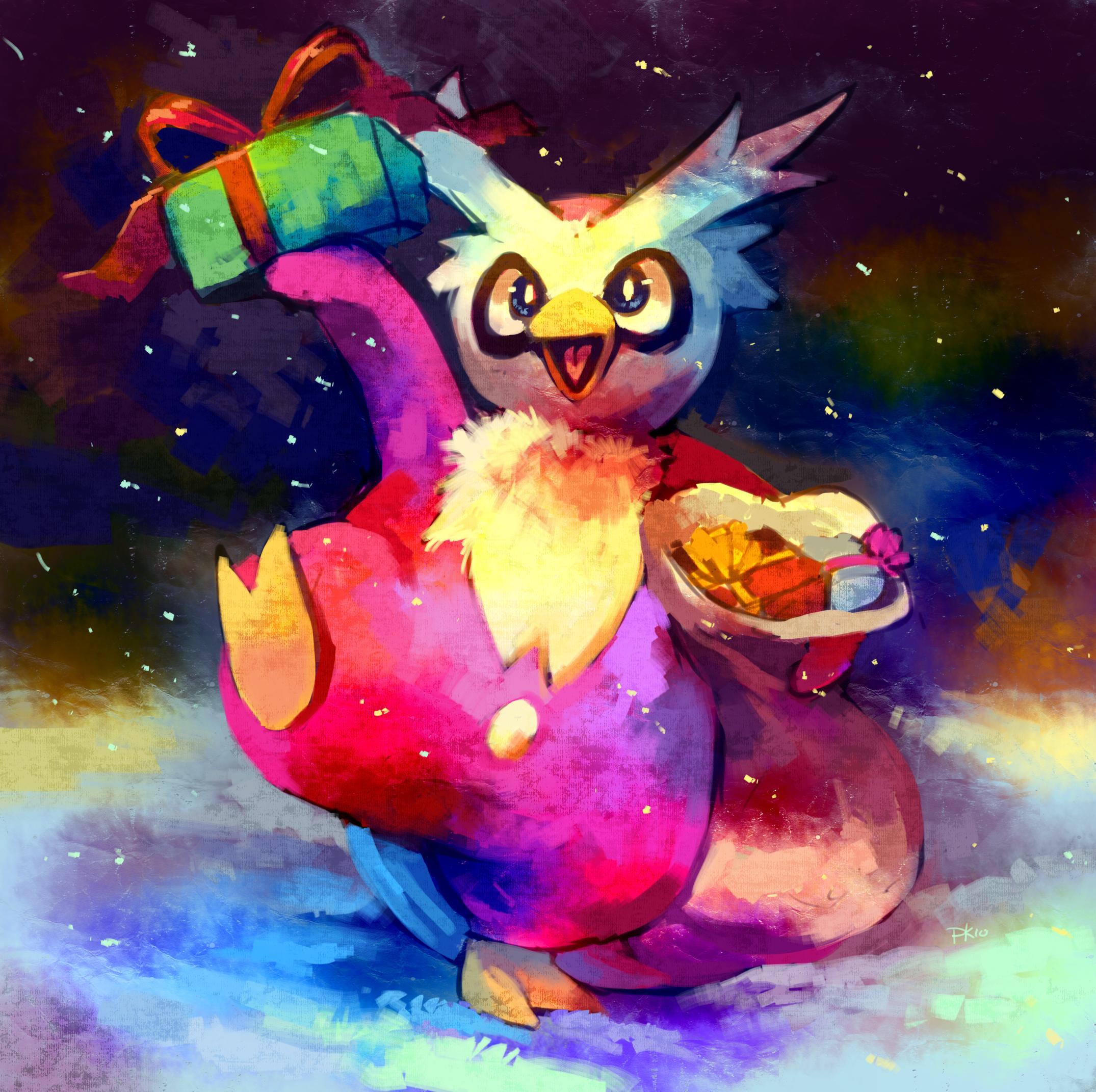 Delibird. Type glace. Pokémon, Pokemon stuff and Nintendo