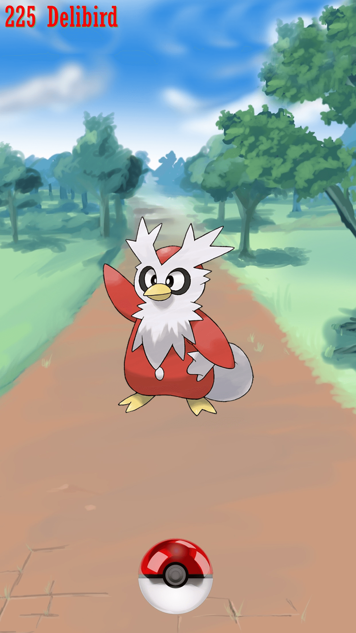 Street Pokeball Delibird