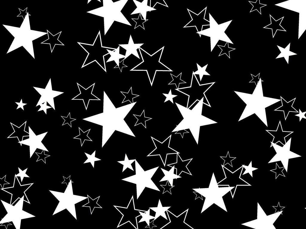Stars image Black and white stars HD wallpaper and background