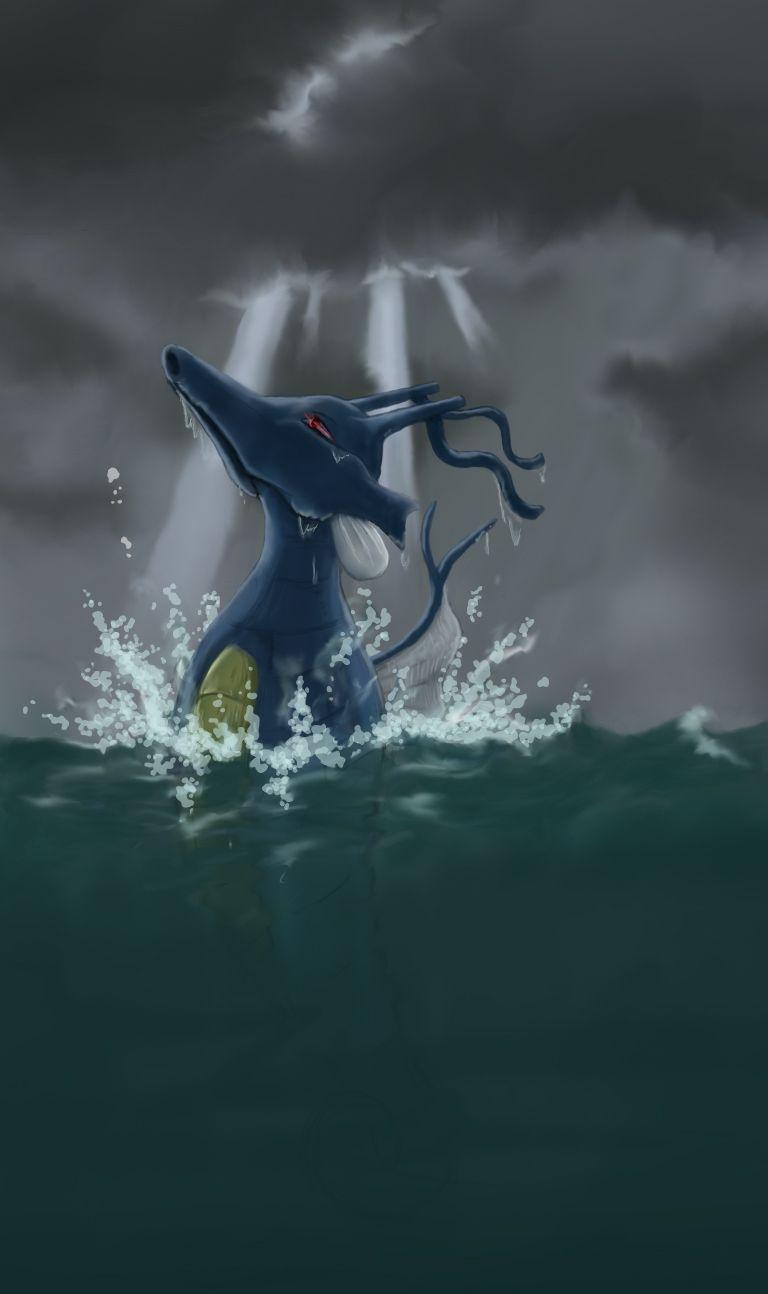 Kingdra.I would love it if you were real. Gorgeous artwork