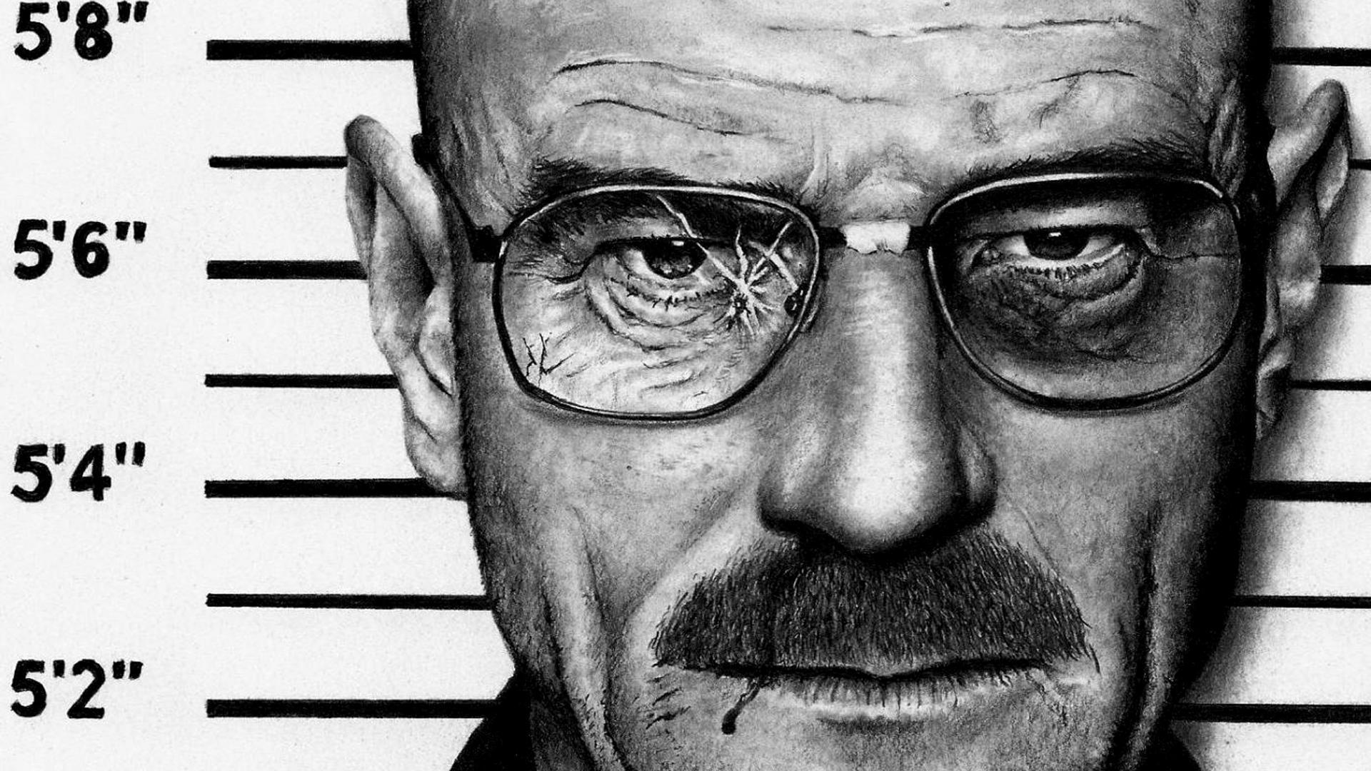 Breaking bad bryan cranston artwork faces illustrations wallpaper