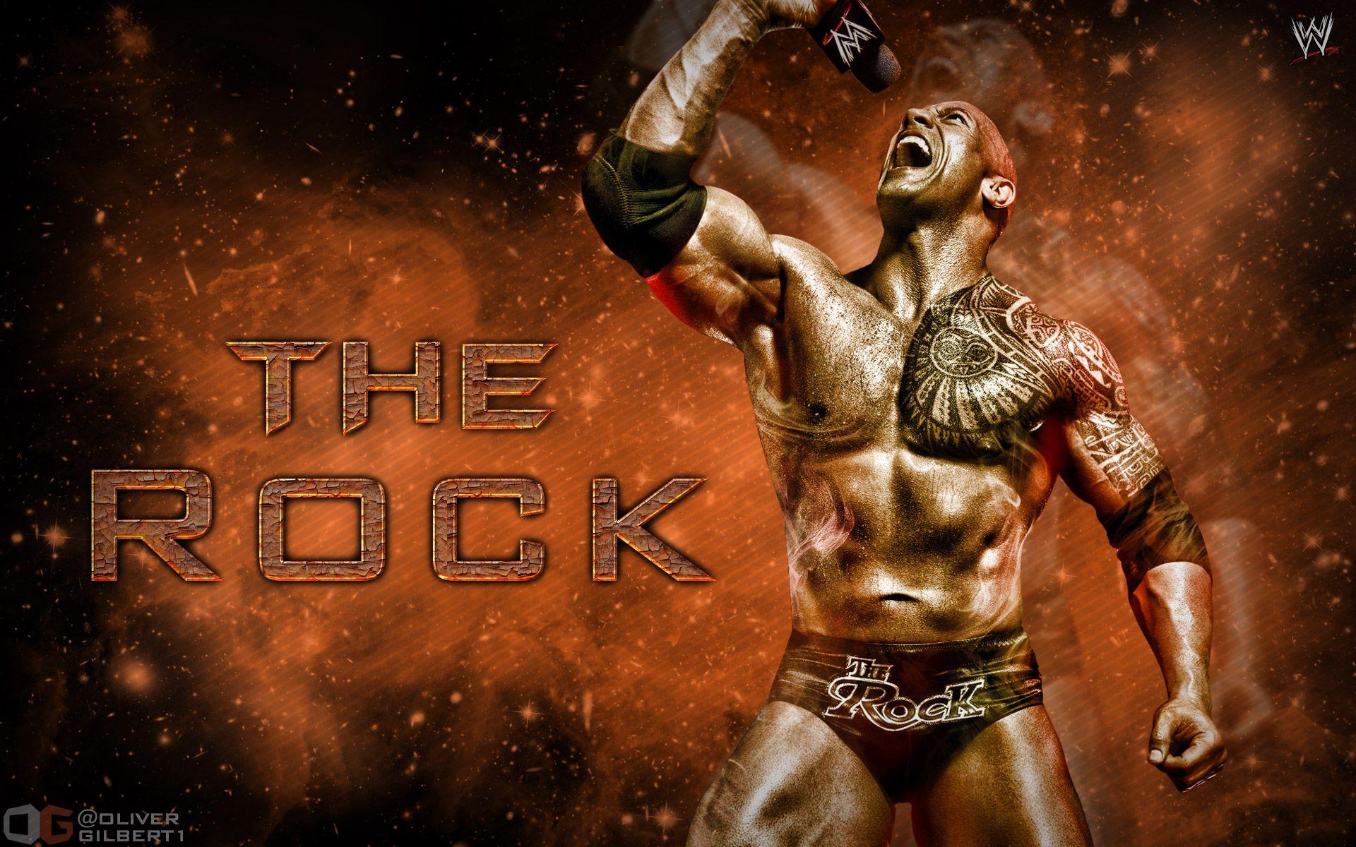 WWE The Rock HD Wallpaper