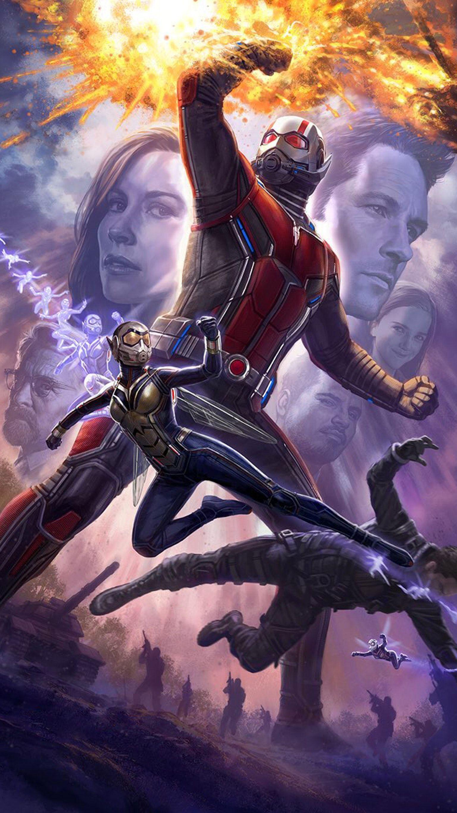 Ant Man And The Wasp (2018) Phone Wallpaper. Ant Man, Wasp