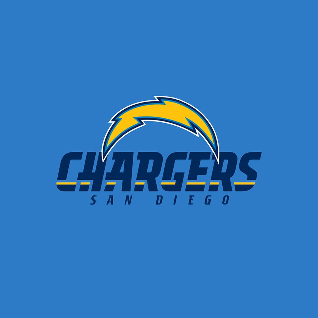 iPad Wallpaper with the San Diego Chargers Team Logos