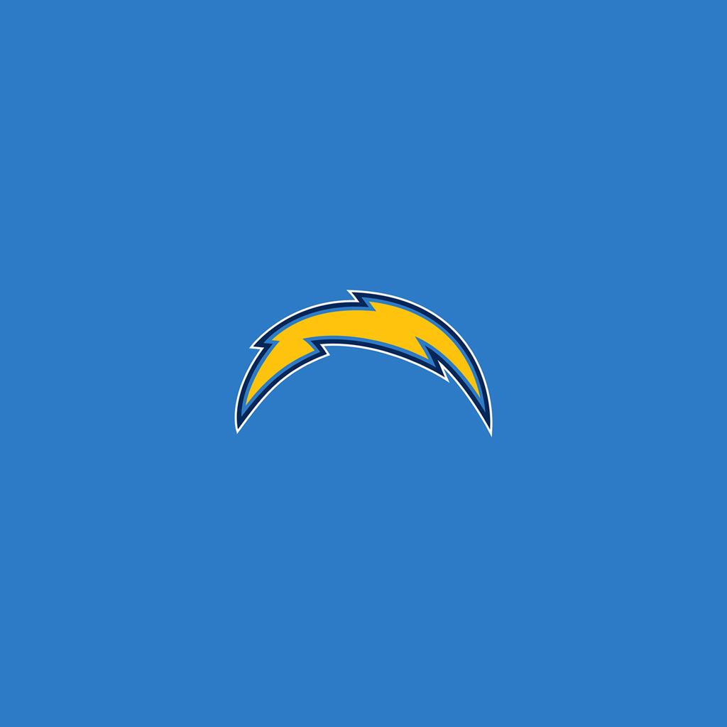 iPad Wallpaper with the San Diego Chargers Team Logos