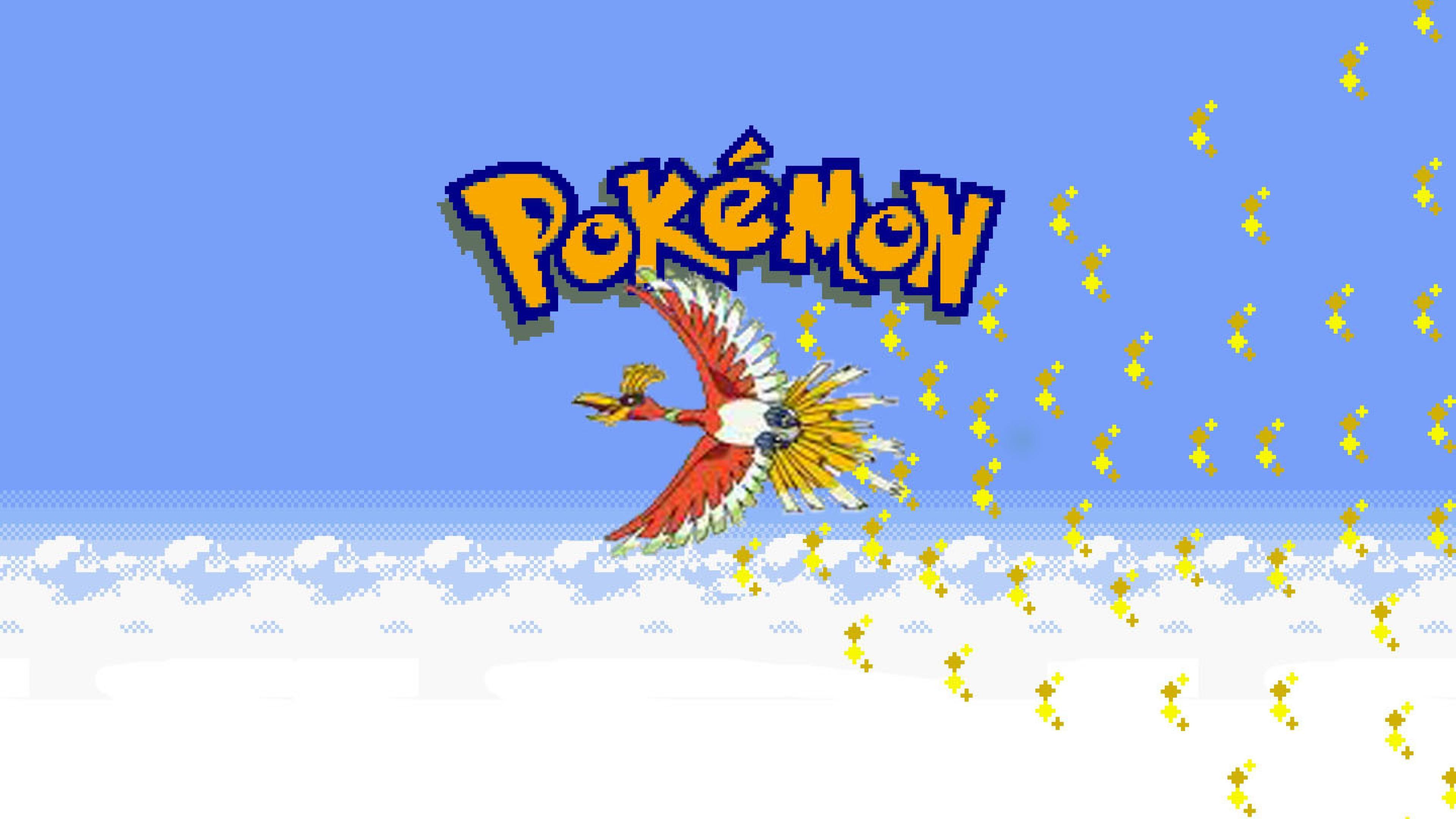 Pokemon Gold Pixels Ho 716052 Wallpaper For Pc Desktops, Tablet