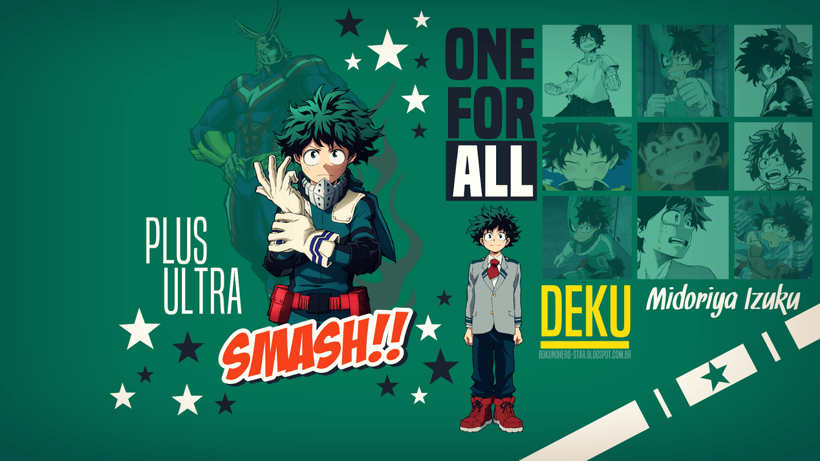 Boku no Hero Star: Wallpaper Izuku Midoriya 2