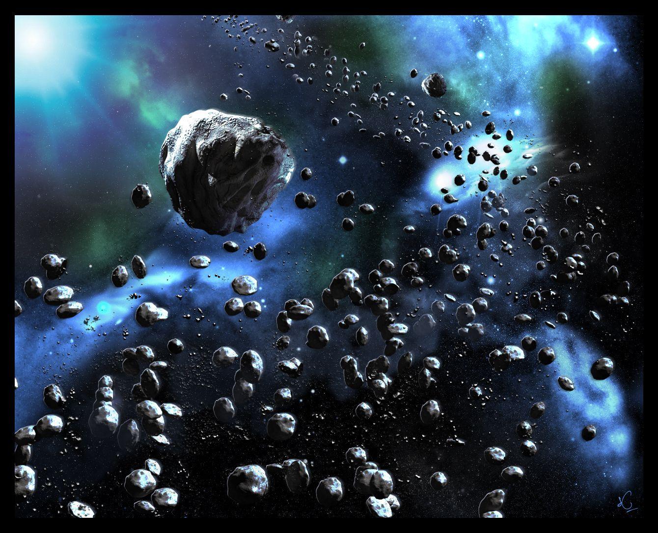 Asteroids HD Wallpaper