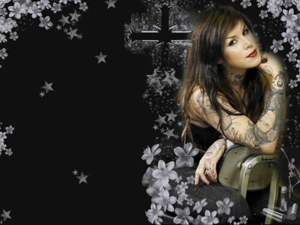 Kat Von D Background. Download Wallpaper