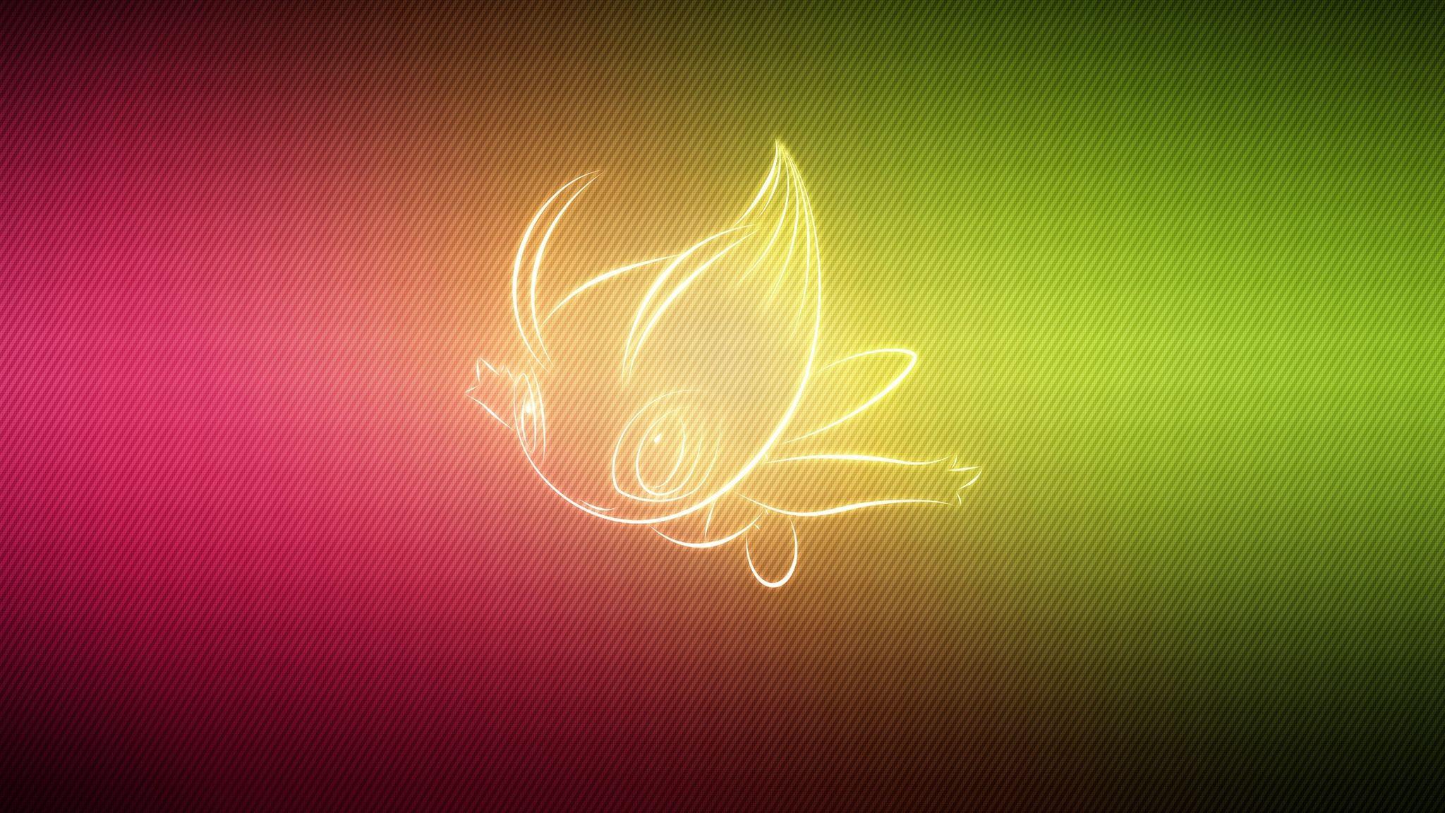 Download wallpaper 2048x1152 pokemon, form, celebi ultrawide monitor