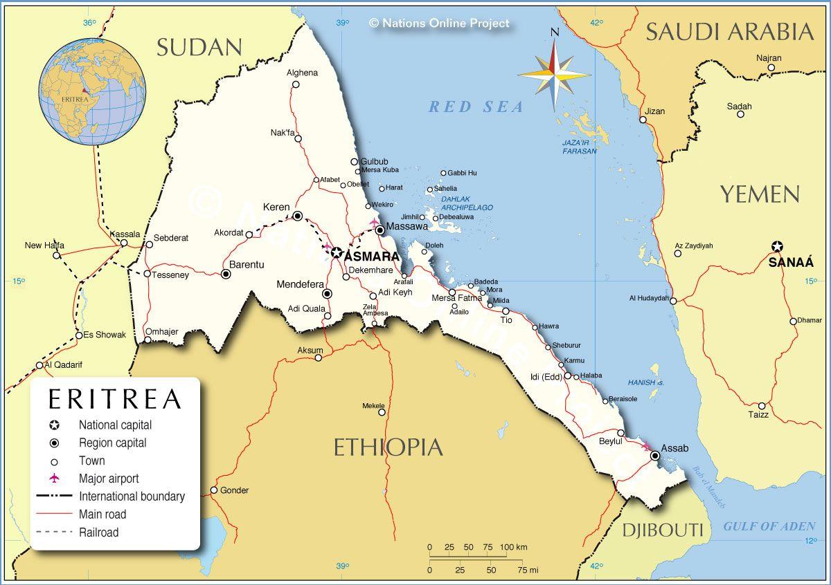 Eritera Map