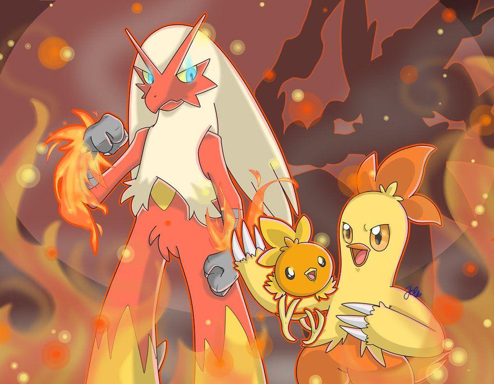 SpeedArt Pokemon: Torchic, Combusken, Blaziken