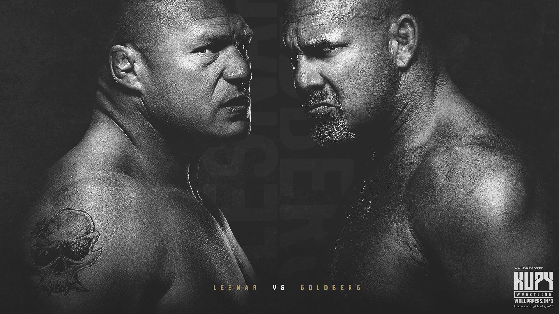 NEW 2016 Survivor Series: Brock Lesnar vs. Goldberg wallpaper