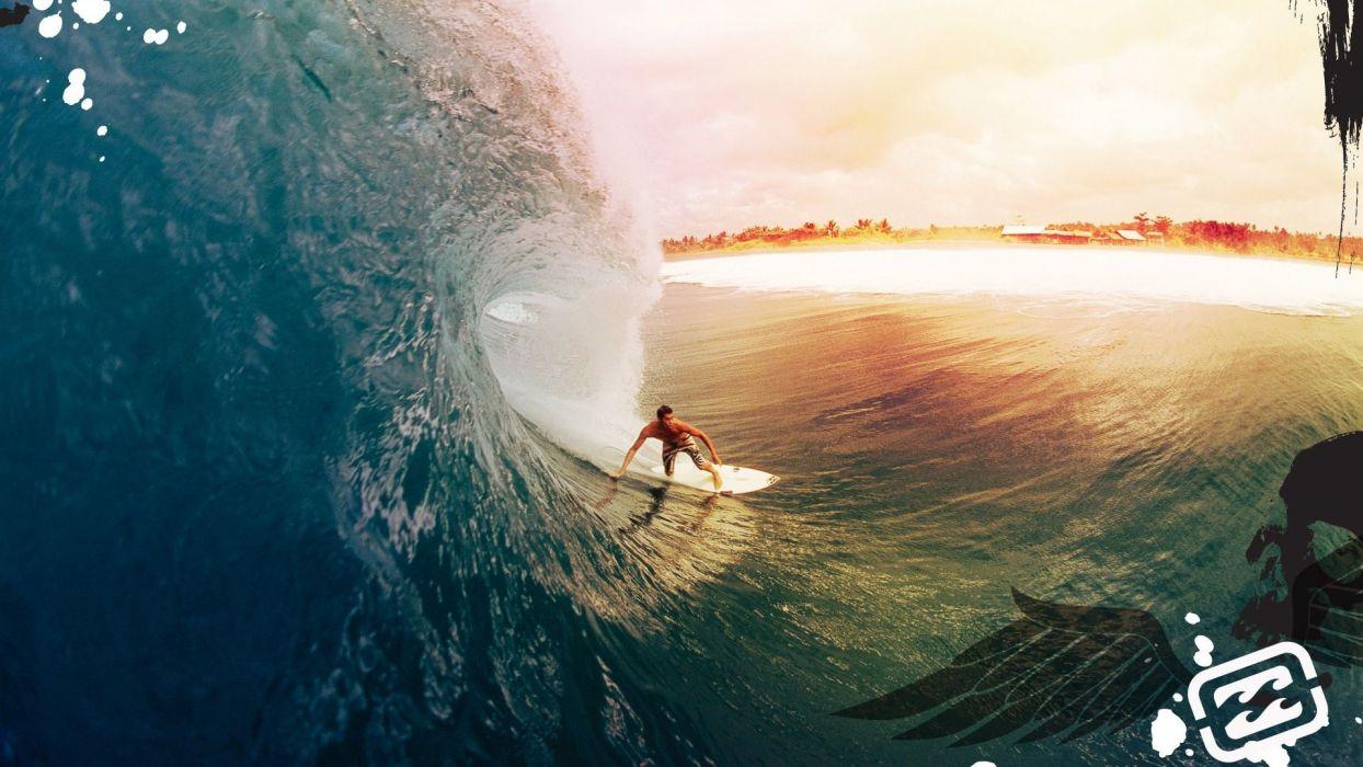 Wave Ocean Surf Surfing wallpaperx1080