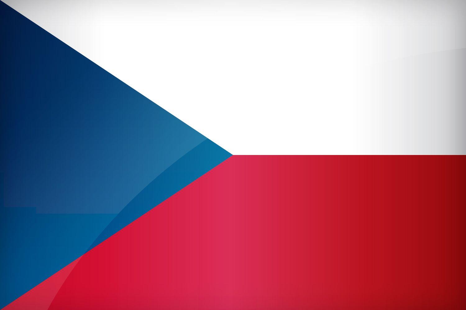 Flag of Czech Republic. Find the best design for Czech Flag