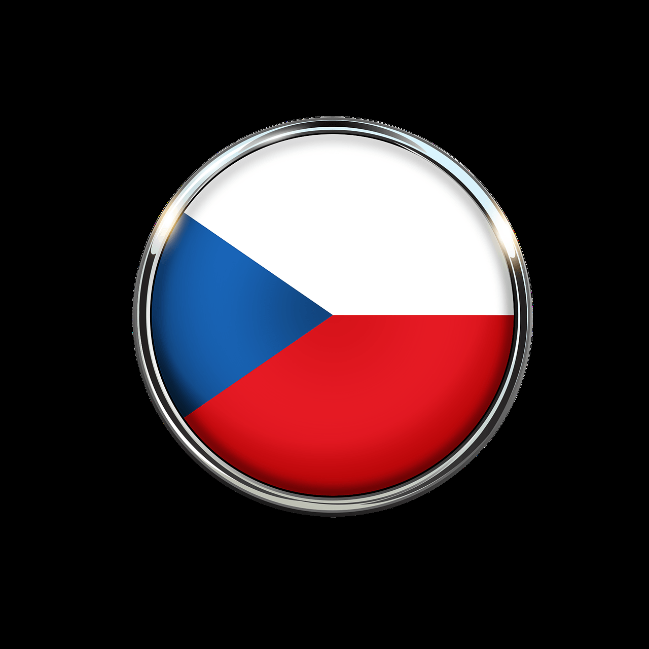 Czech Republic, Flag, Circle, Color desktop wallpaper