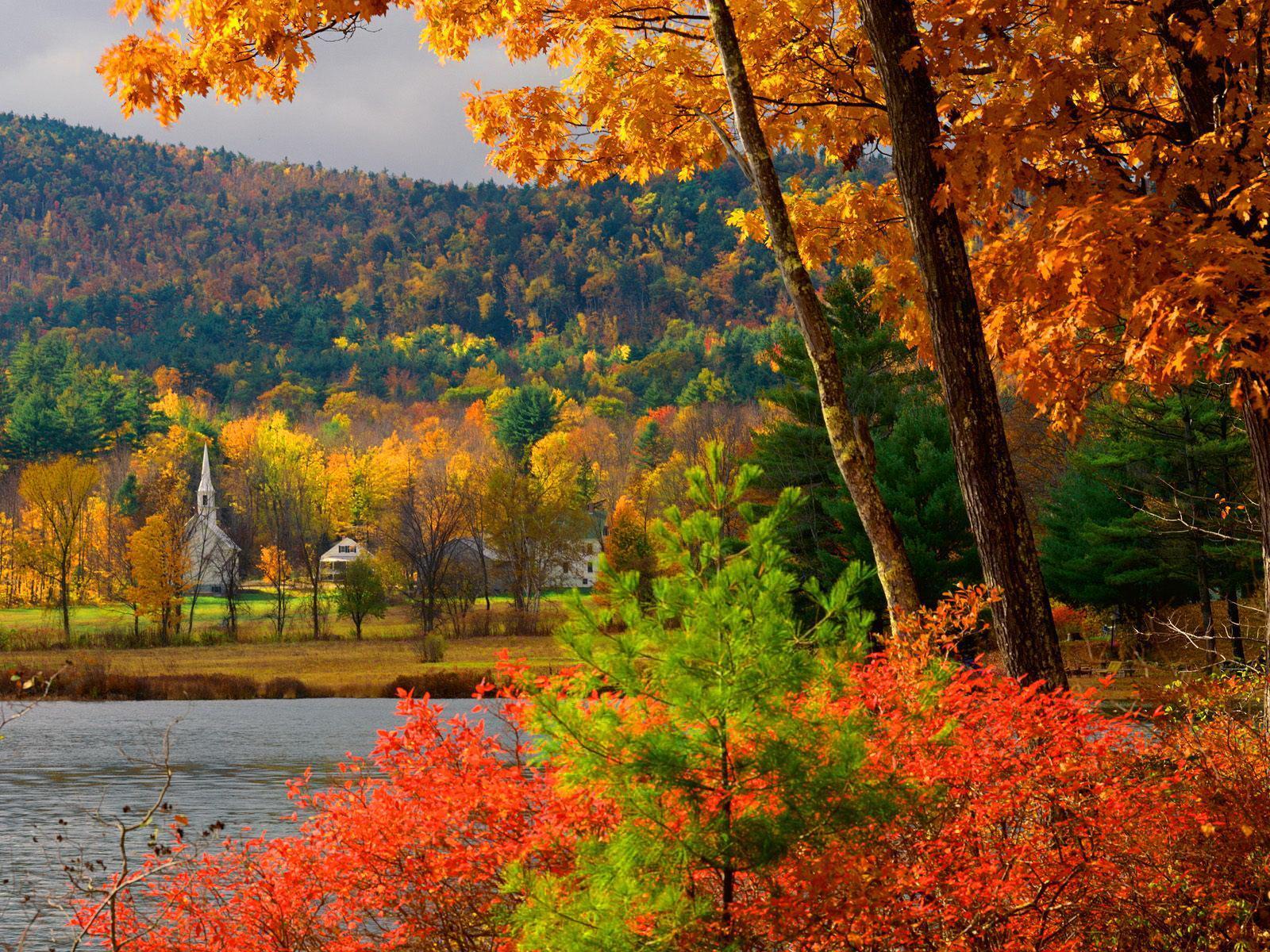 Autumn in New Hampshire HD desktop wallpaper, Widescreen, High