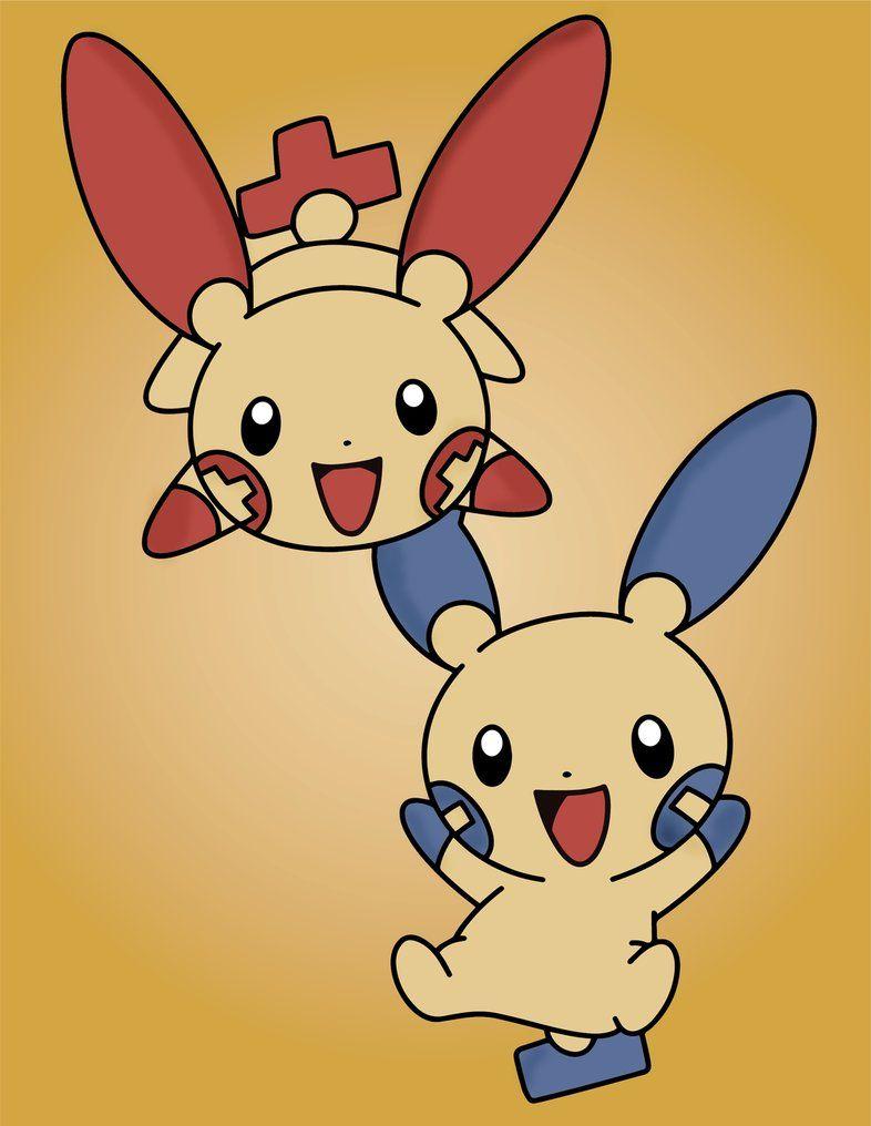 Plusle and Minun! Wallpaper!