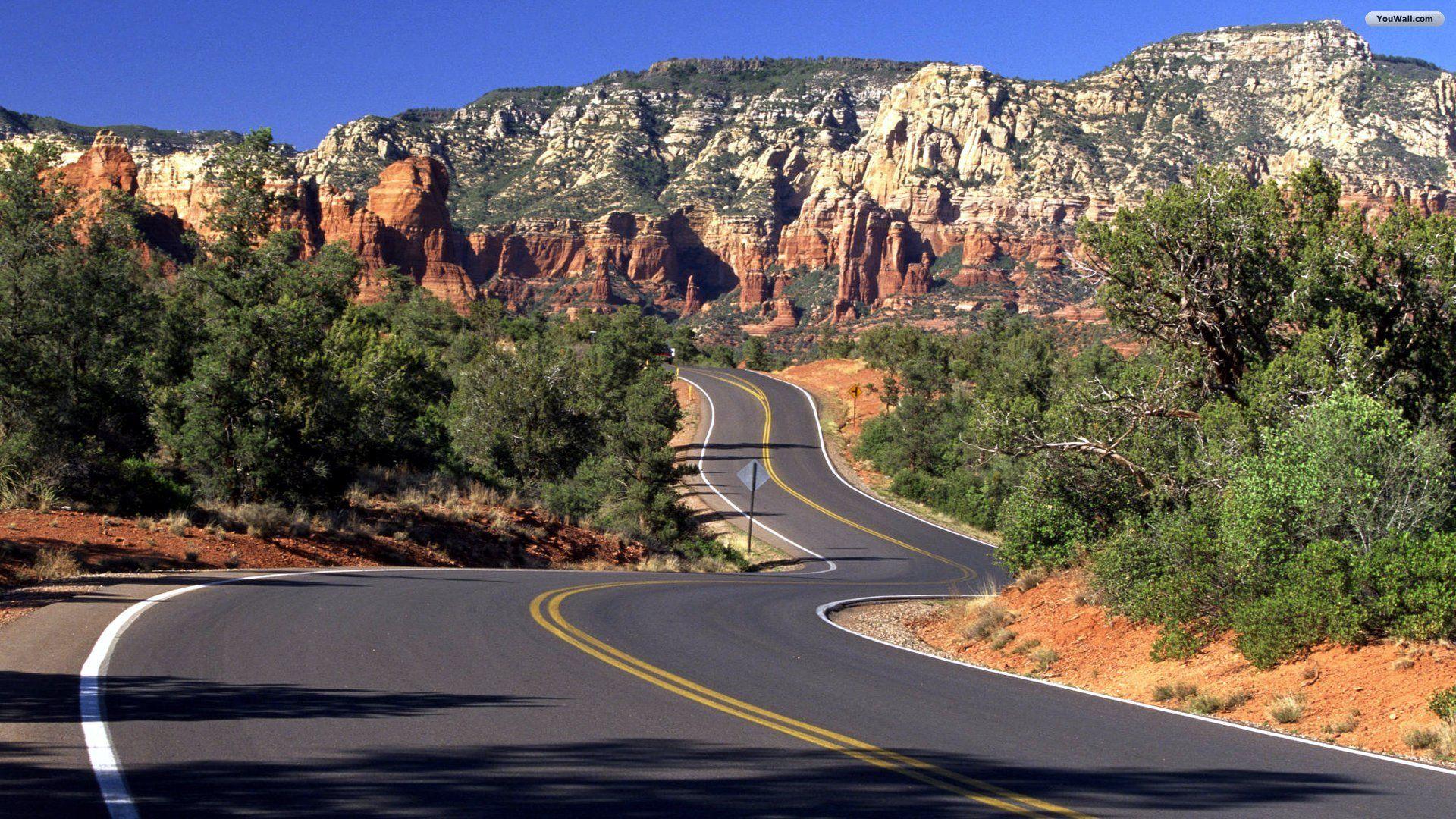 Arizona Road. [Desktop wallpaper 1920x1080]. Landscape Desktop Wp's