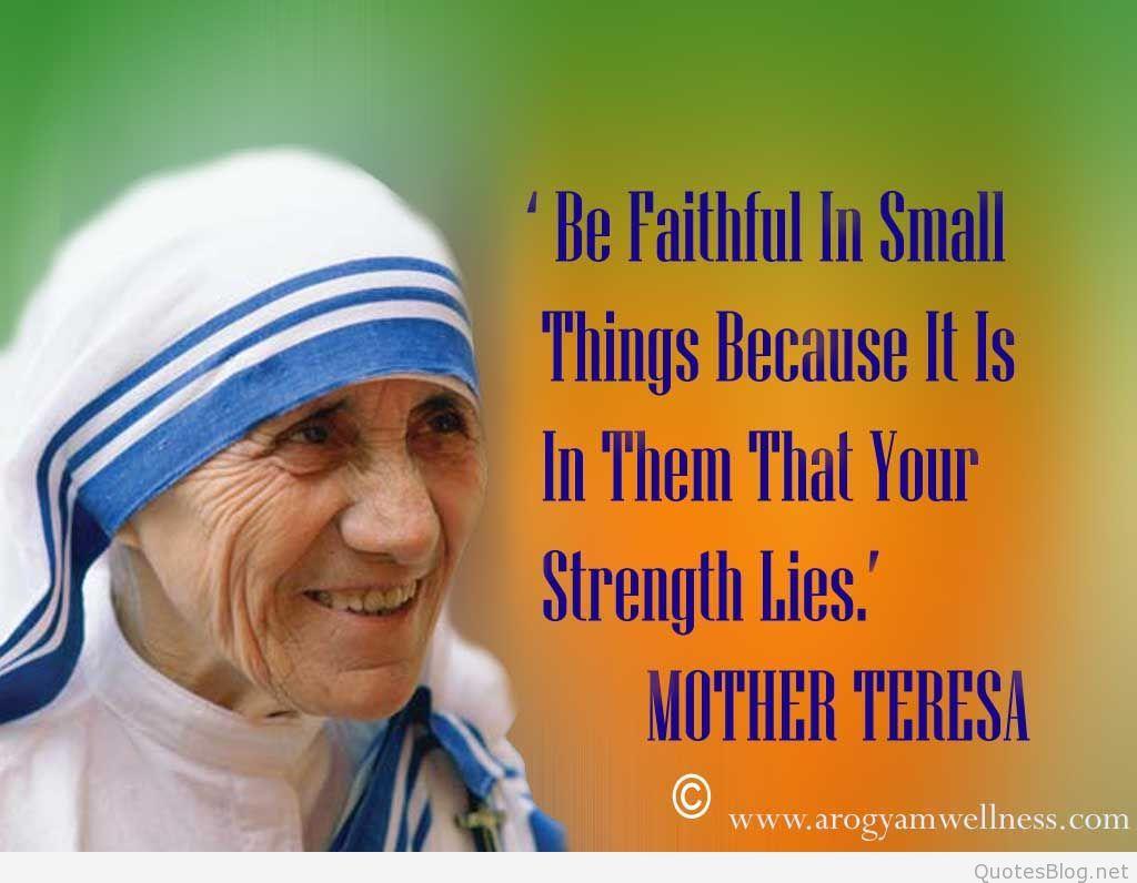 Inspirational Mother Theresa Quotes Wallpaper and image