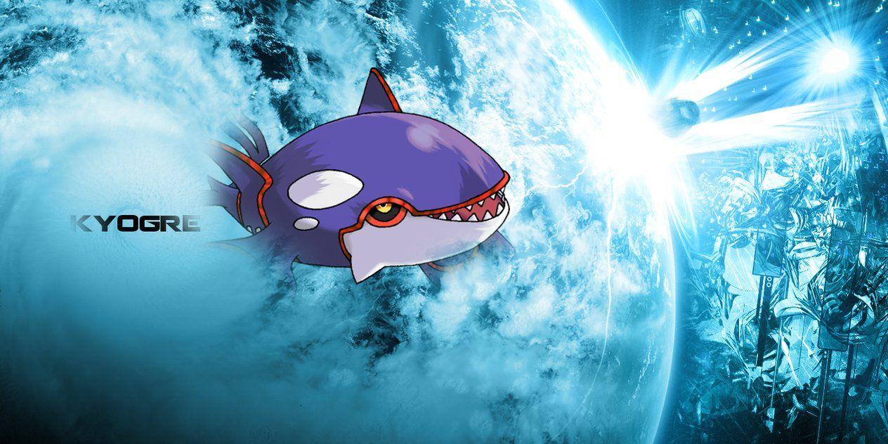 HD Kyogre Desktop Background