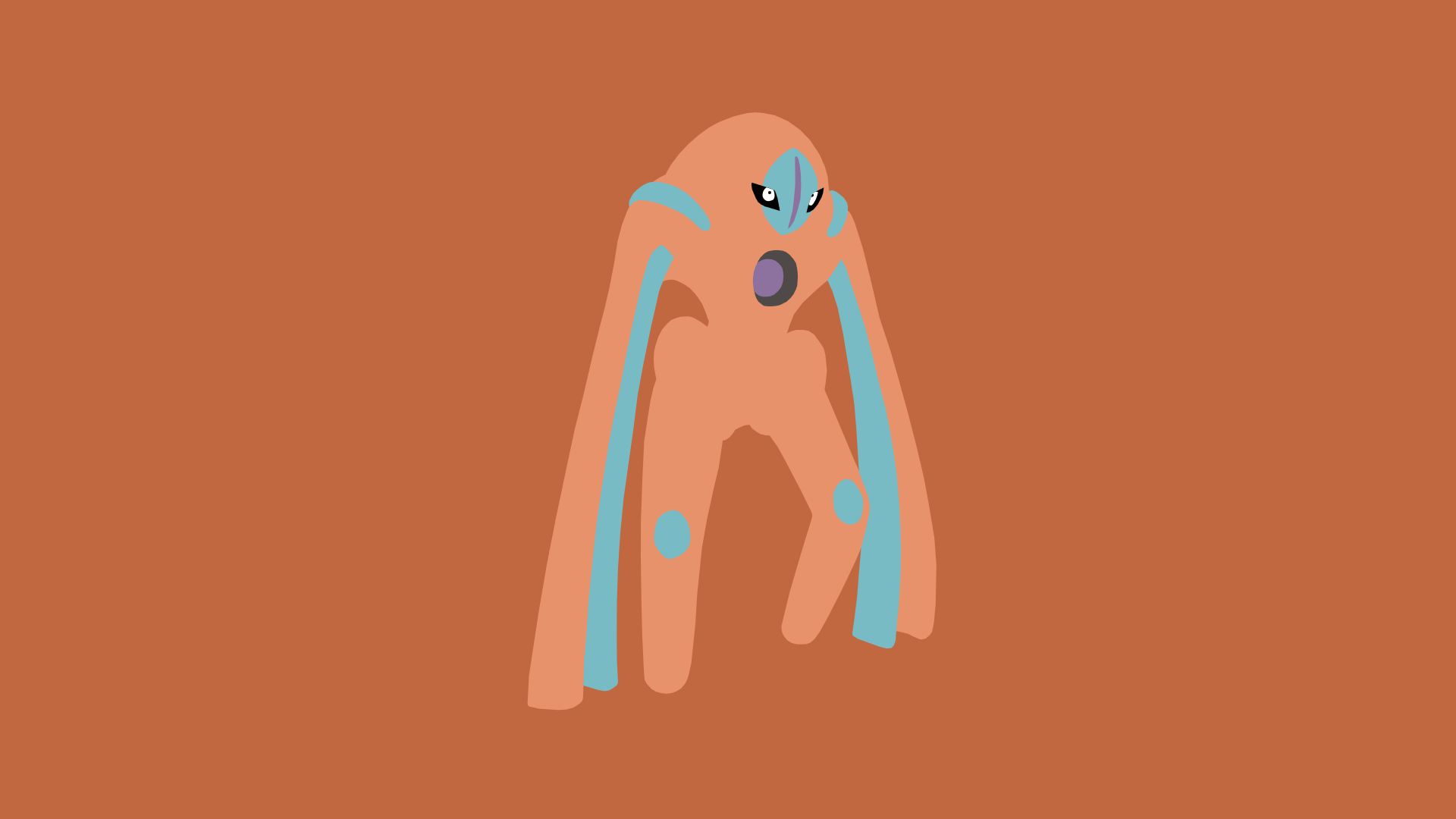 Minimalistic Wallpaper: Deoxys [Defense] (.2)