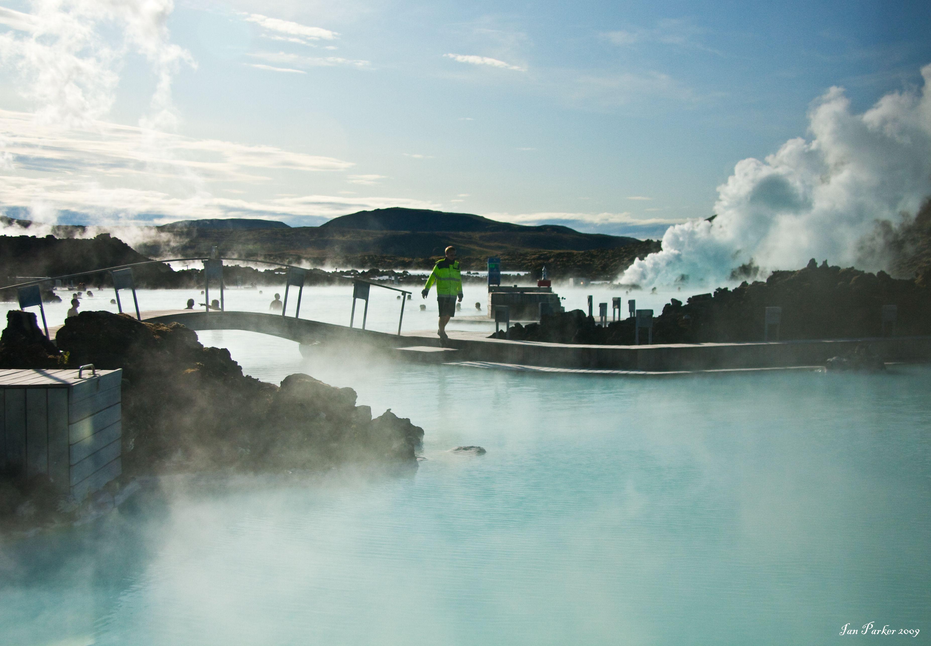 Iceland Blue Lagoon Wint HD Wallpaper, Background Image