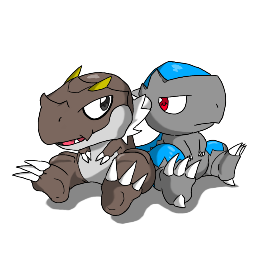 Pokemon- Tyrunt and Cranidos