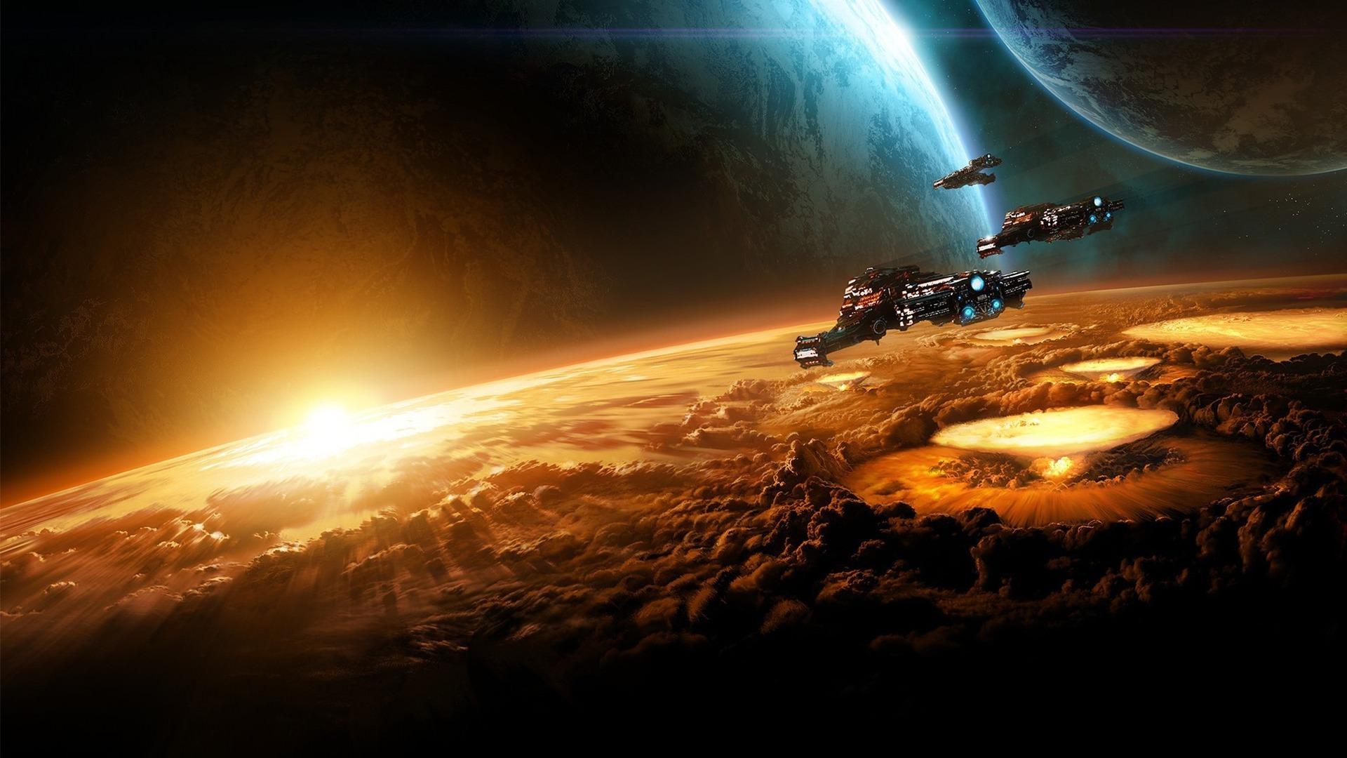 Spaceship HD wallpaper. HD Latest Wallpaper