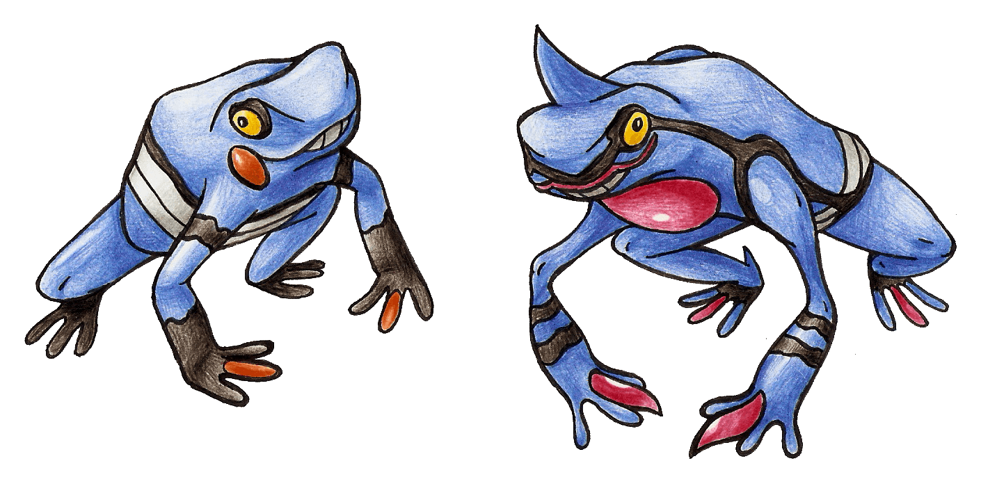 Realistic Croagunk + Toxicroak