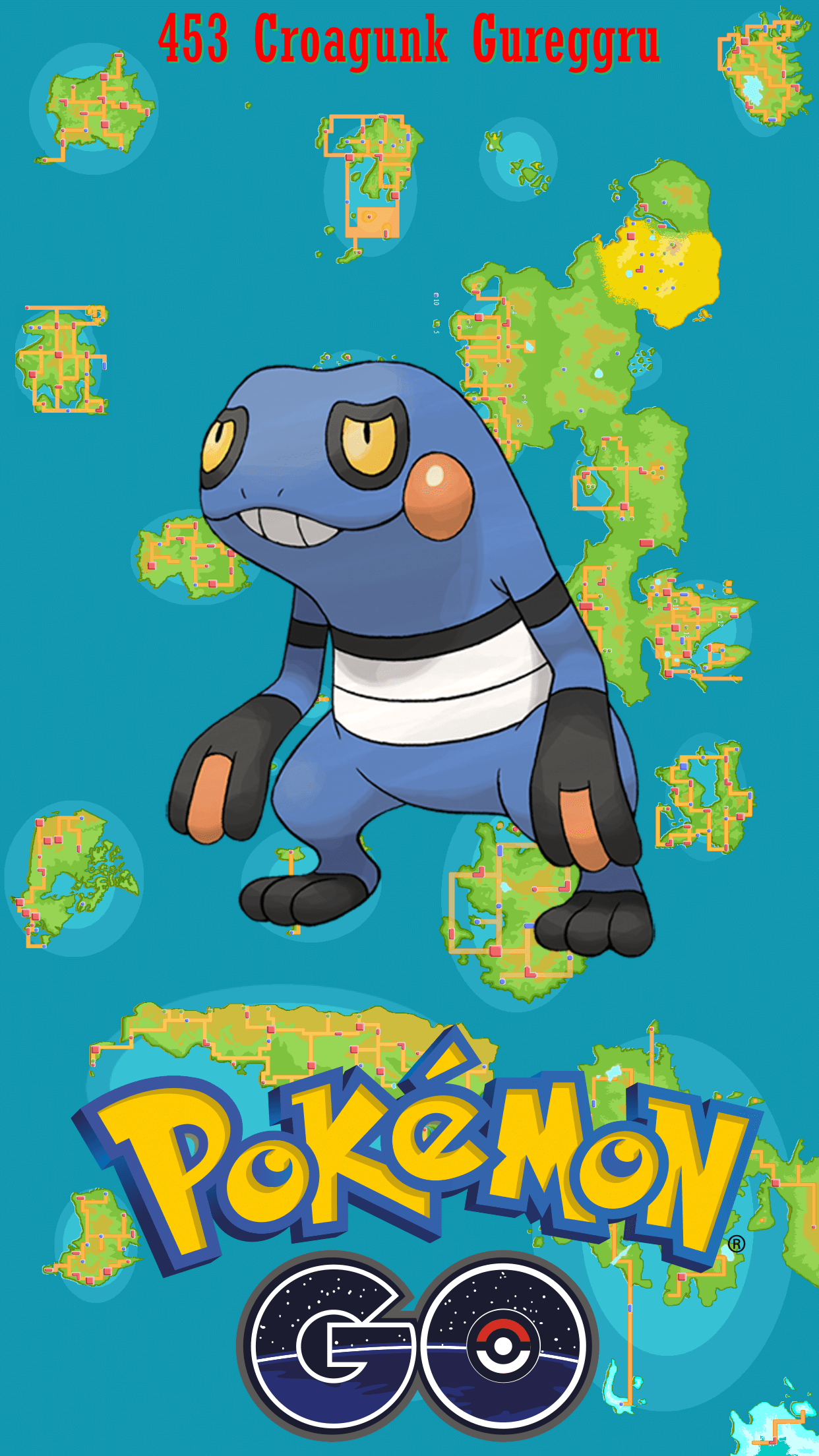 Street Map Croagunk Gureggru