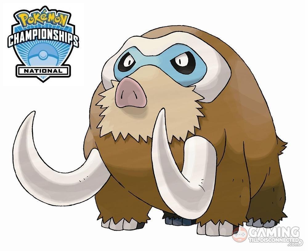 Level 50 Shiny Mamoswine Pokémon character will be distributed at