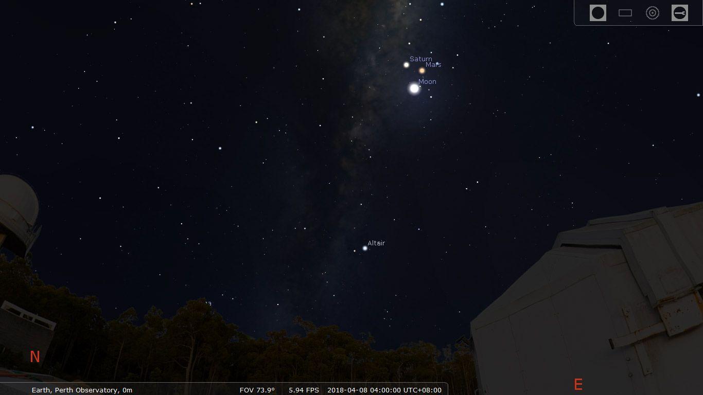 What's In April's Night Skies To The Perth Observatory