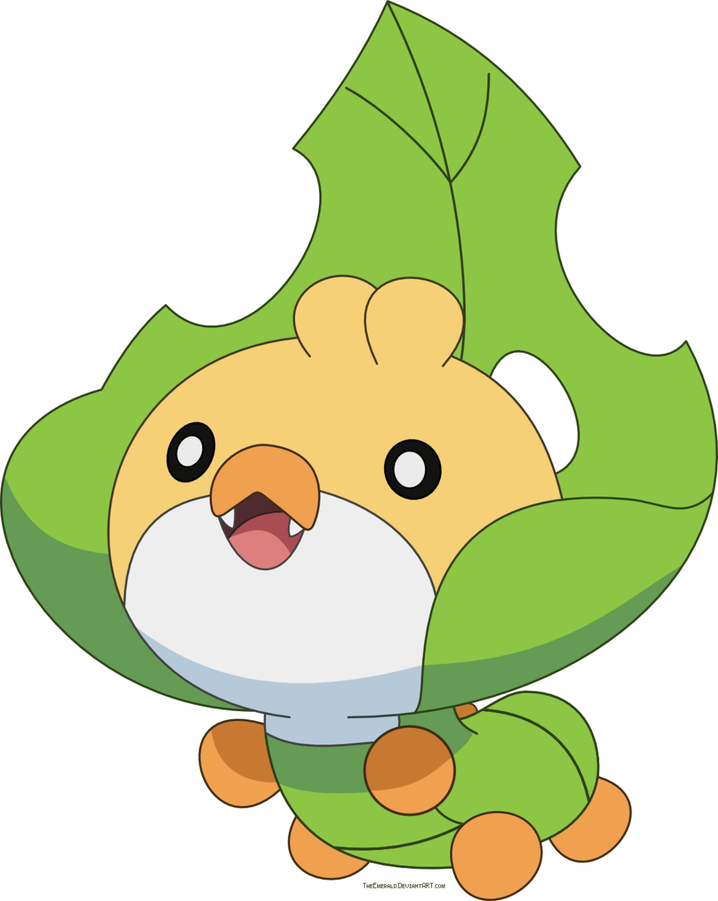 Free Sewaddle Pokemon Vector By Emerald Stock