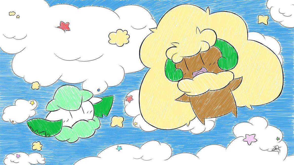 Whimsicott and Cottonee