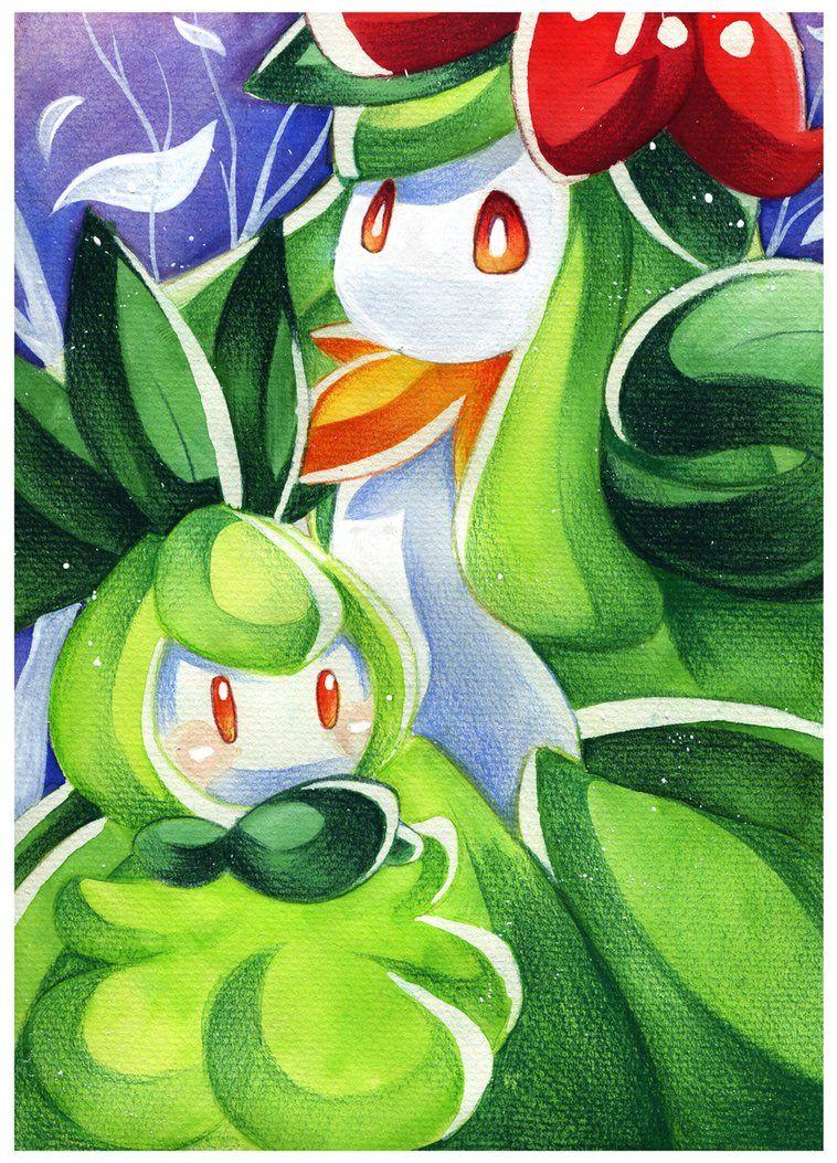 30DoD: Petilil And Lilligant By Chibi Nuffie