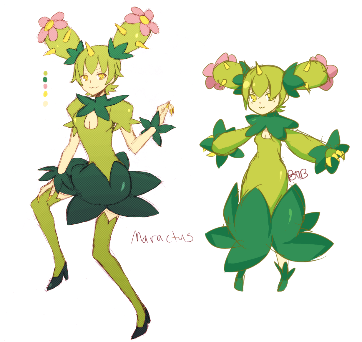 Pokemon Maractus - named her Mary Kay after the line of cosmetics