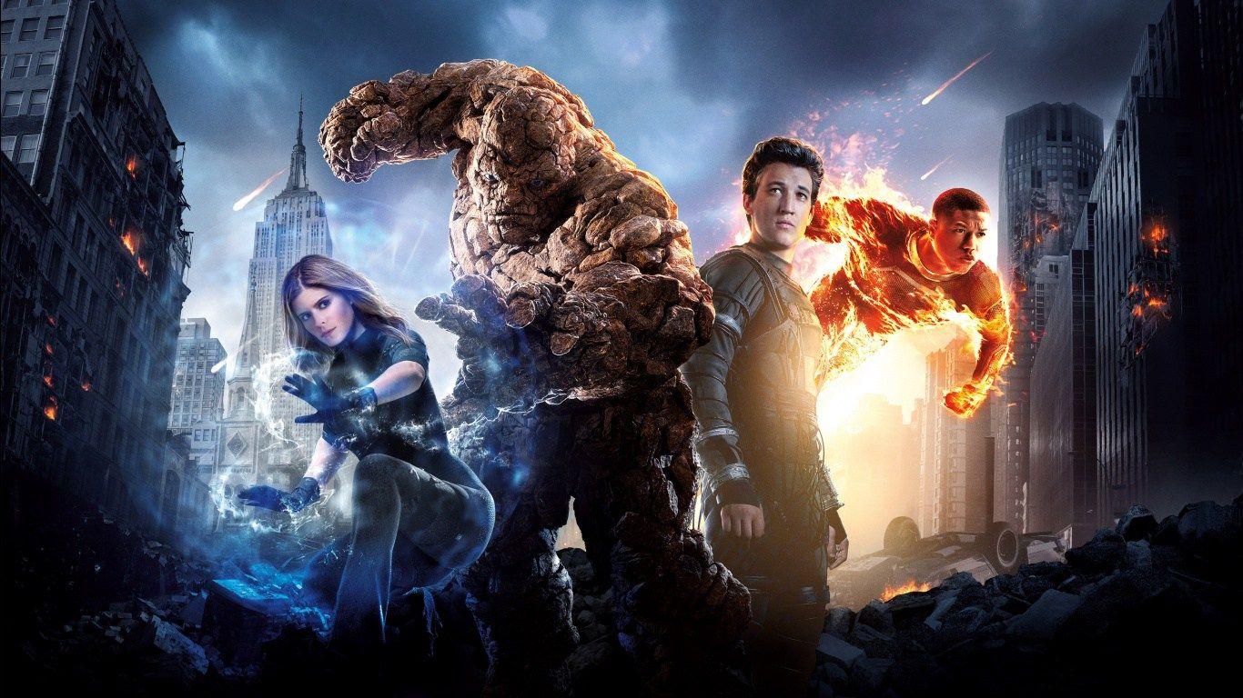 HD Background Fantastic Four Characters 2015 Movie Poster Wallpaper