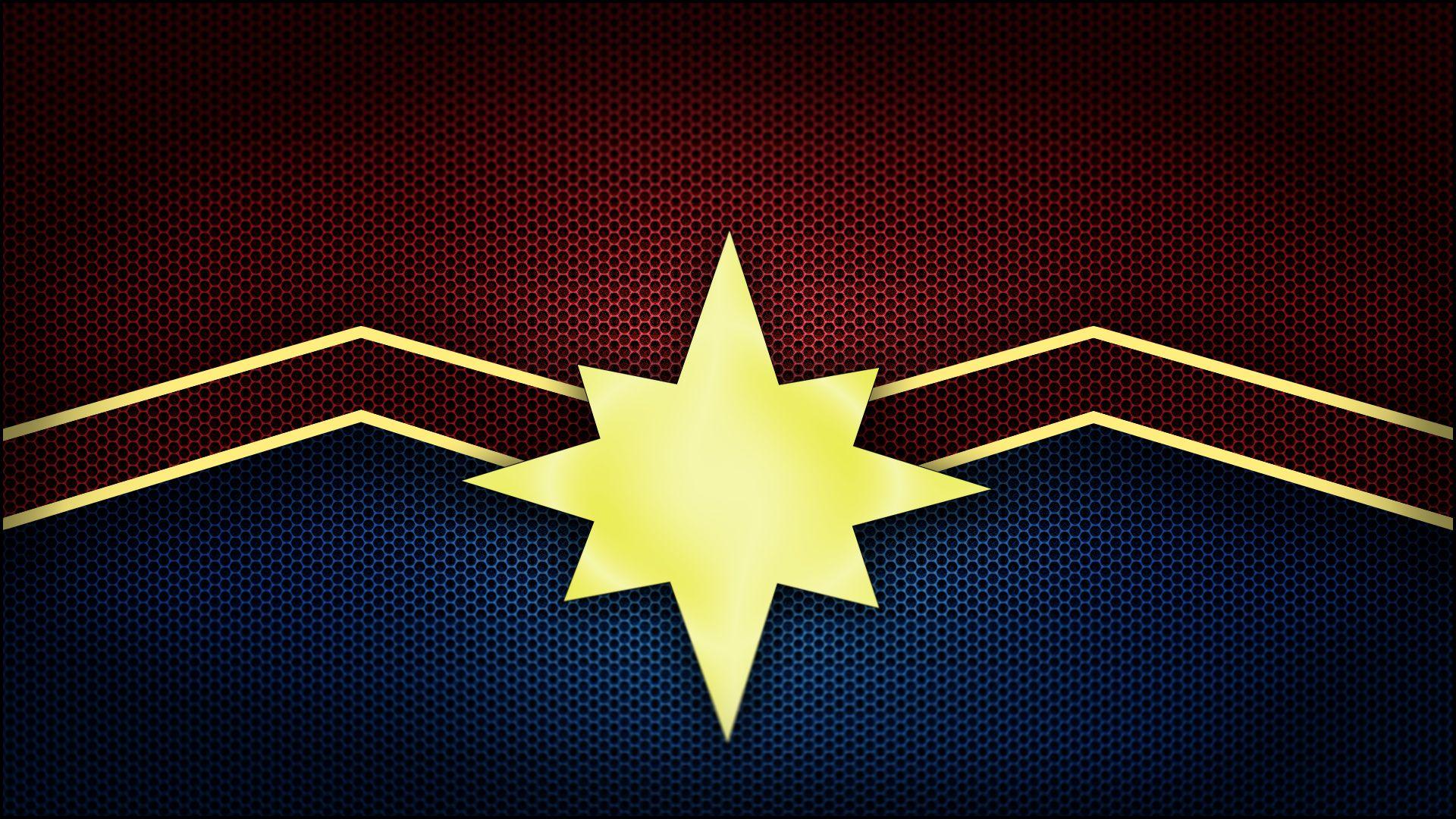 Captain Marvel Logo, HD Superheroes, 4k Wallpaper, Image