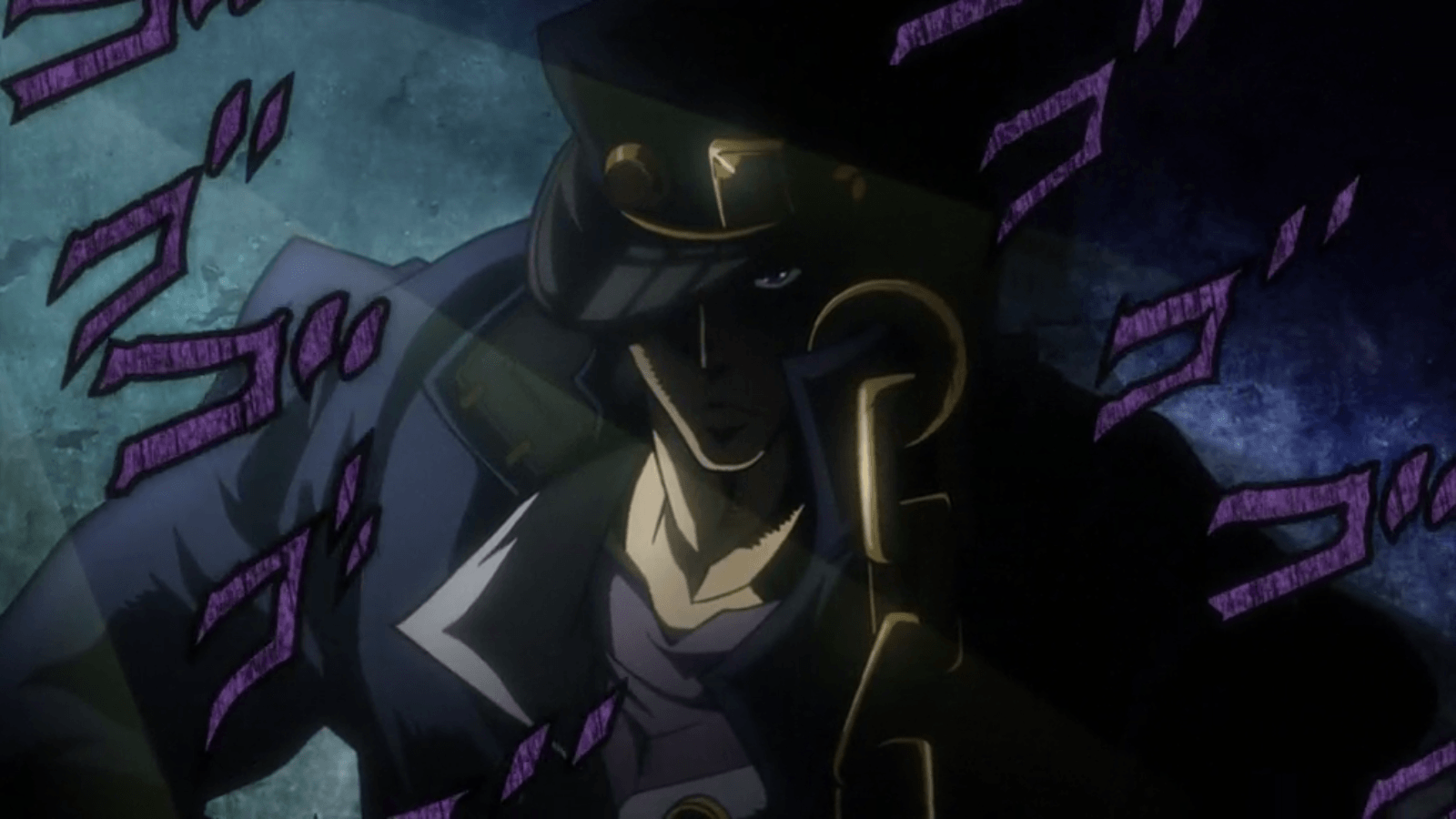 Jotaro Kujo at the end of Battle Tendency.png