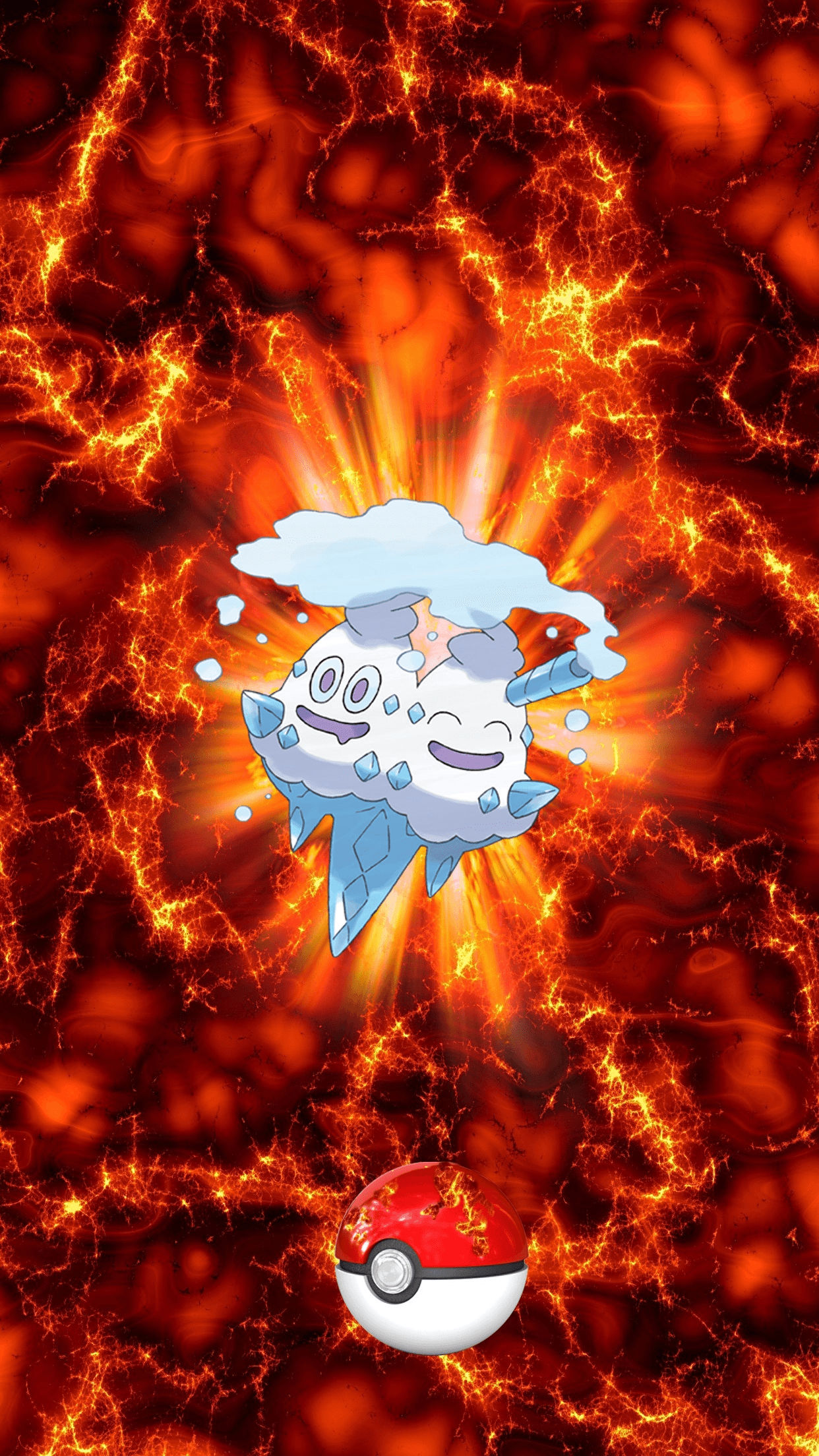 Fire Pokeball Vanilluxe Baivanilla 17 Vanillish