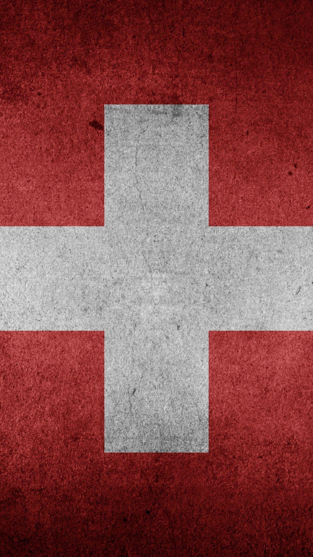 The flag of Switzerland (Grunge) HD Wallpaper