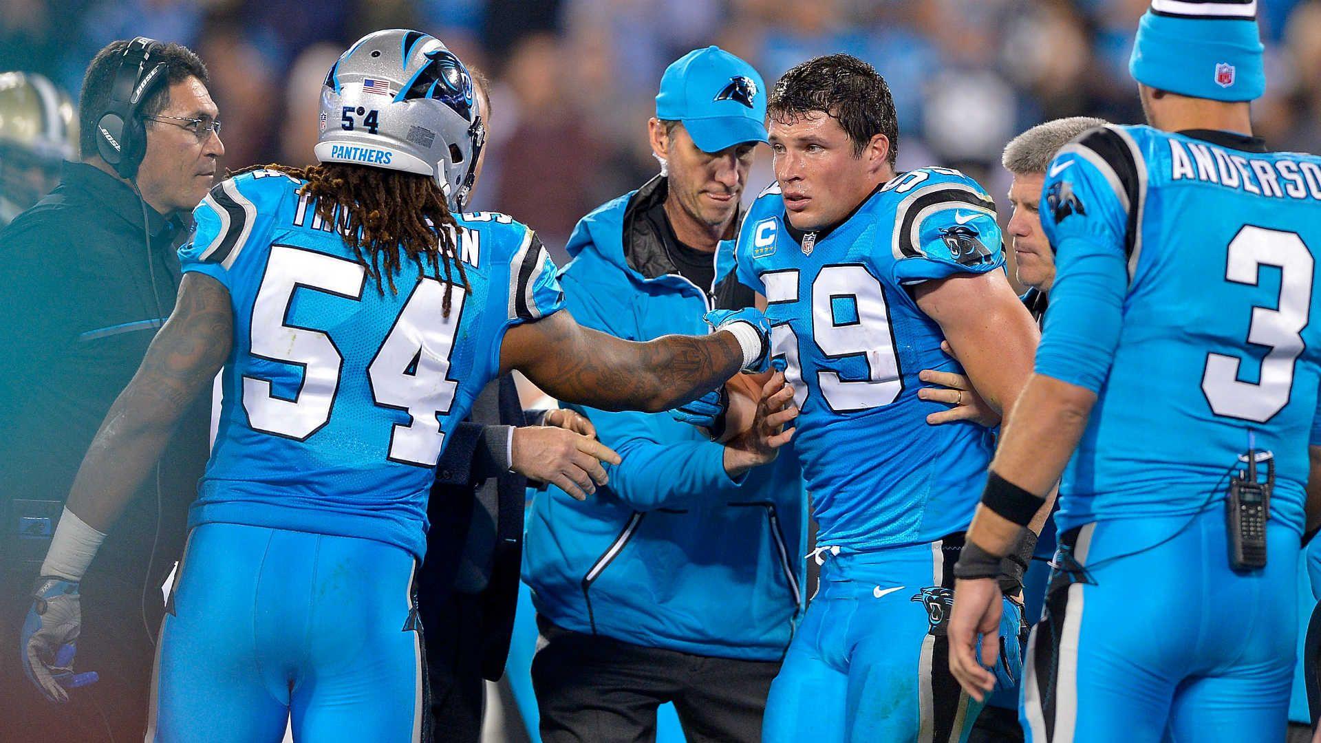 Panthers' Luke Kuechly dodged concussion vs. Eagles, report says