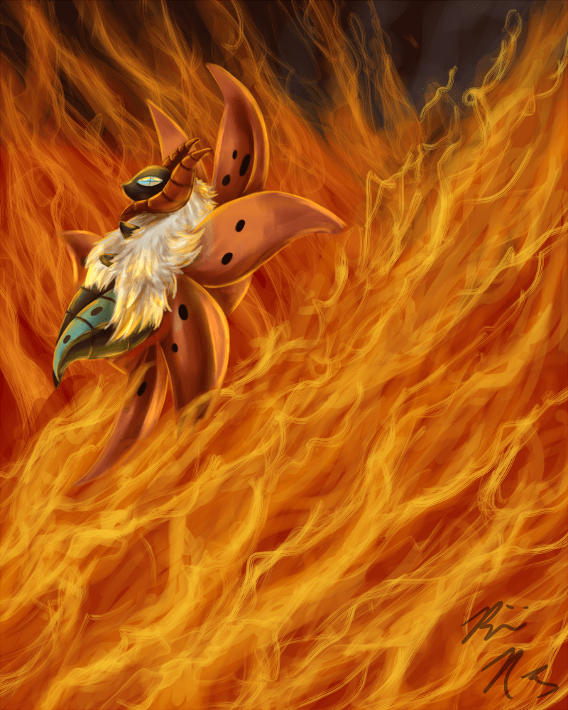 Volcarona used FIERY DANCE: re