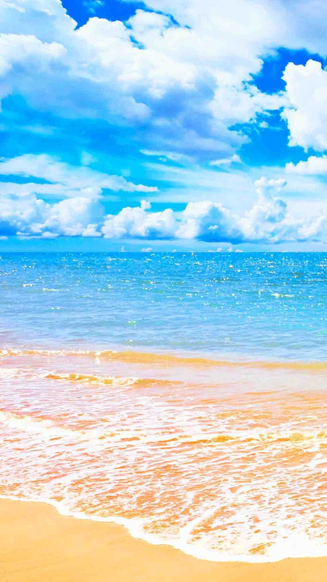 √ wallpaper beach iphone